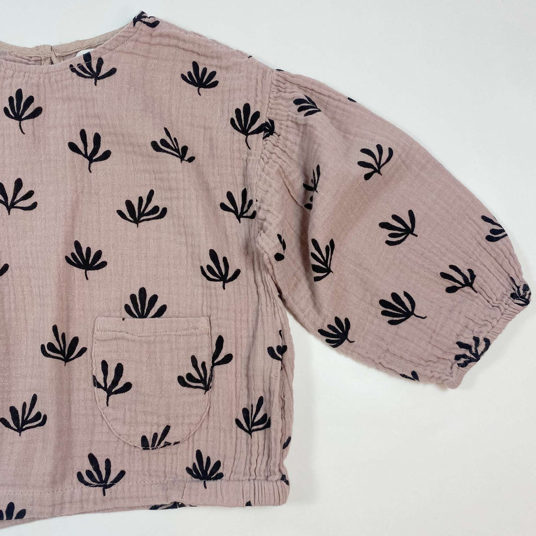 Zara dusty pink muslin top 3-4Y/104 2