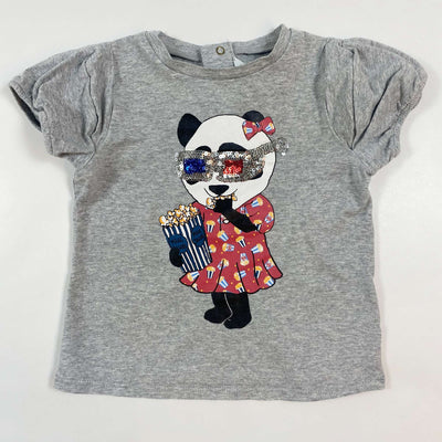 Little Marc Jacobs grey cinema panda t-shirt 9M/71 1