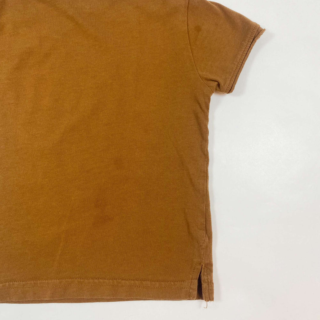Minimalisma brown organic cotton t-shirt 2-3Y 3