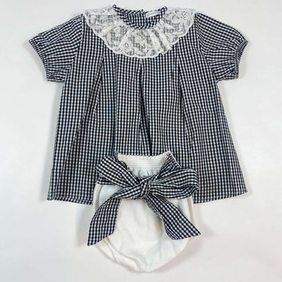 Wedoble gingham blouse and bloomer set 24M 1
