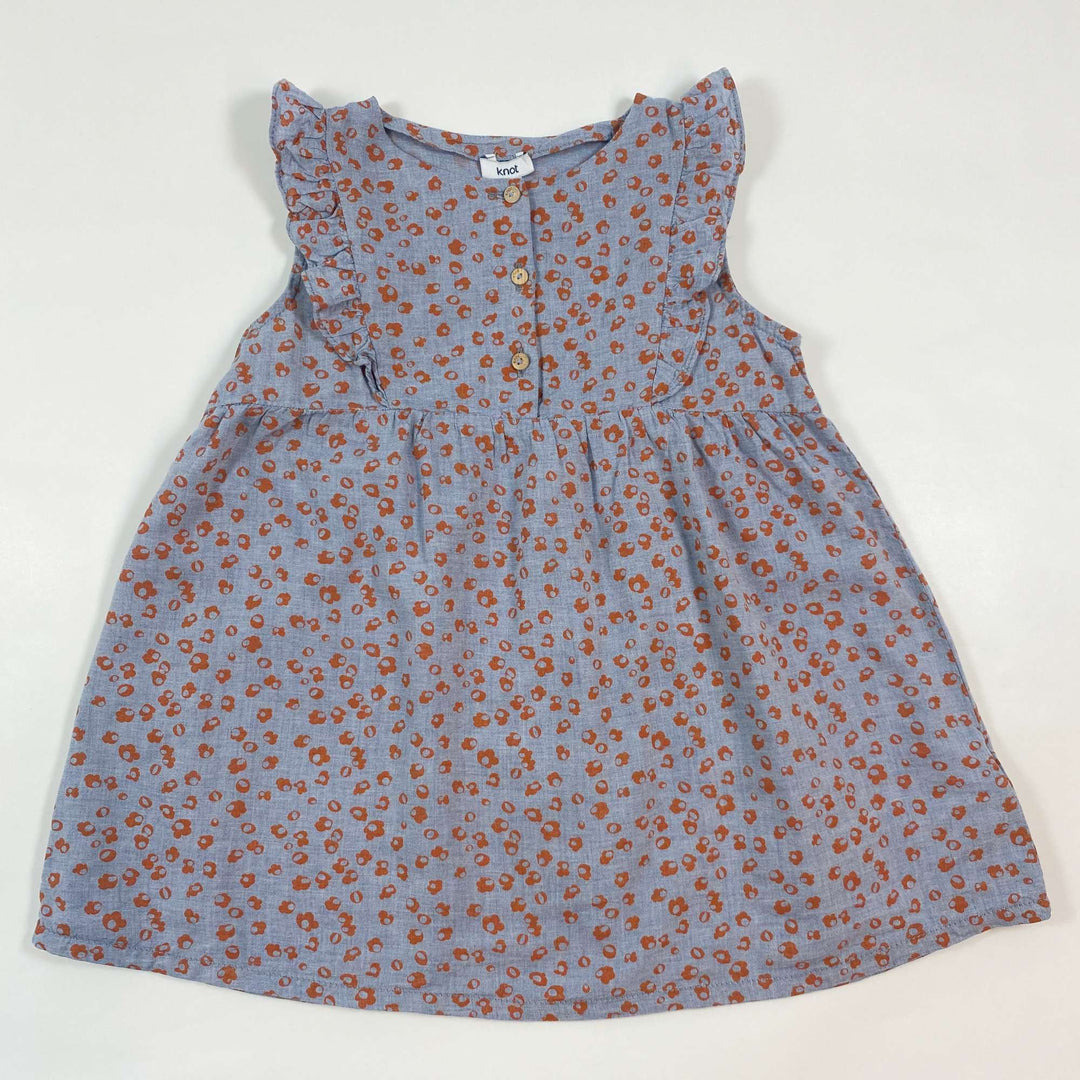 Knot floral print dress 3Y 1