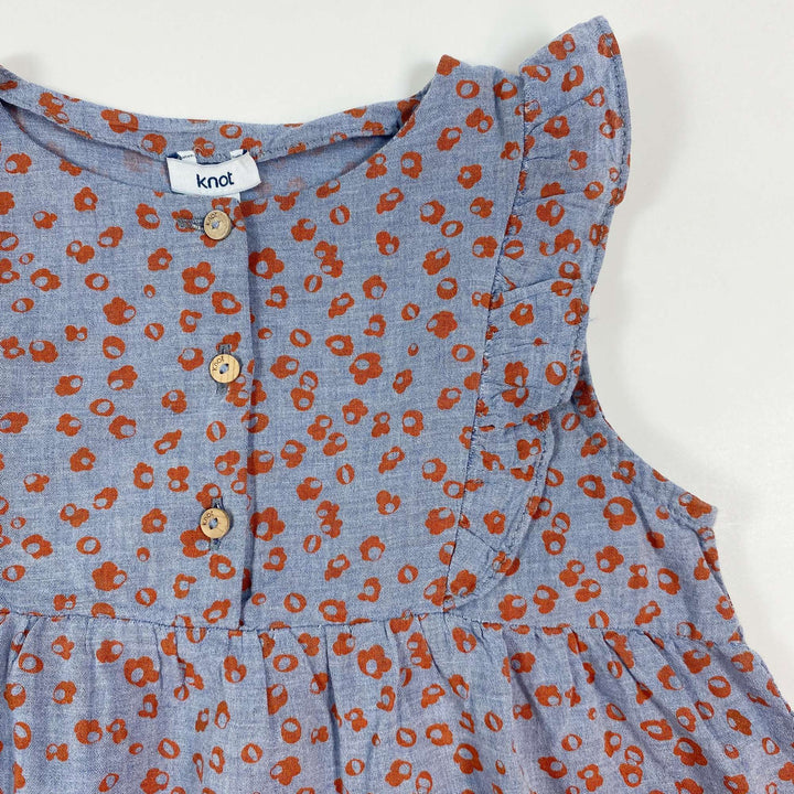 Knot floral print dress 3Y 2