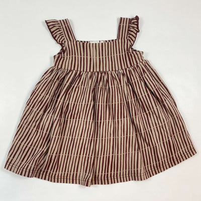 Mainio beige stripe summer dress 86/92 1