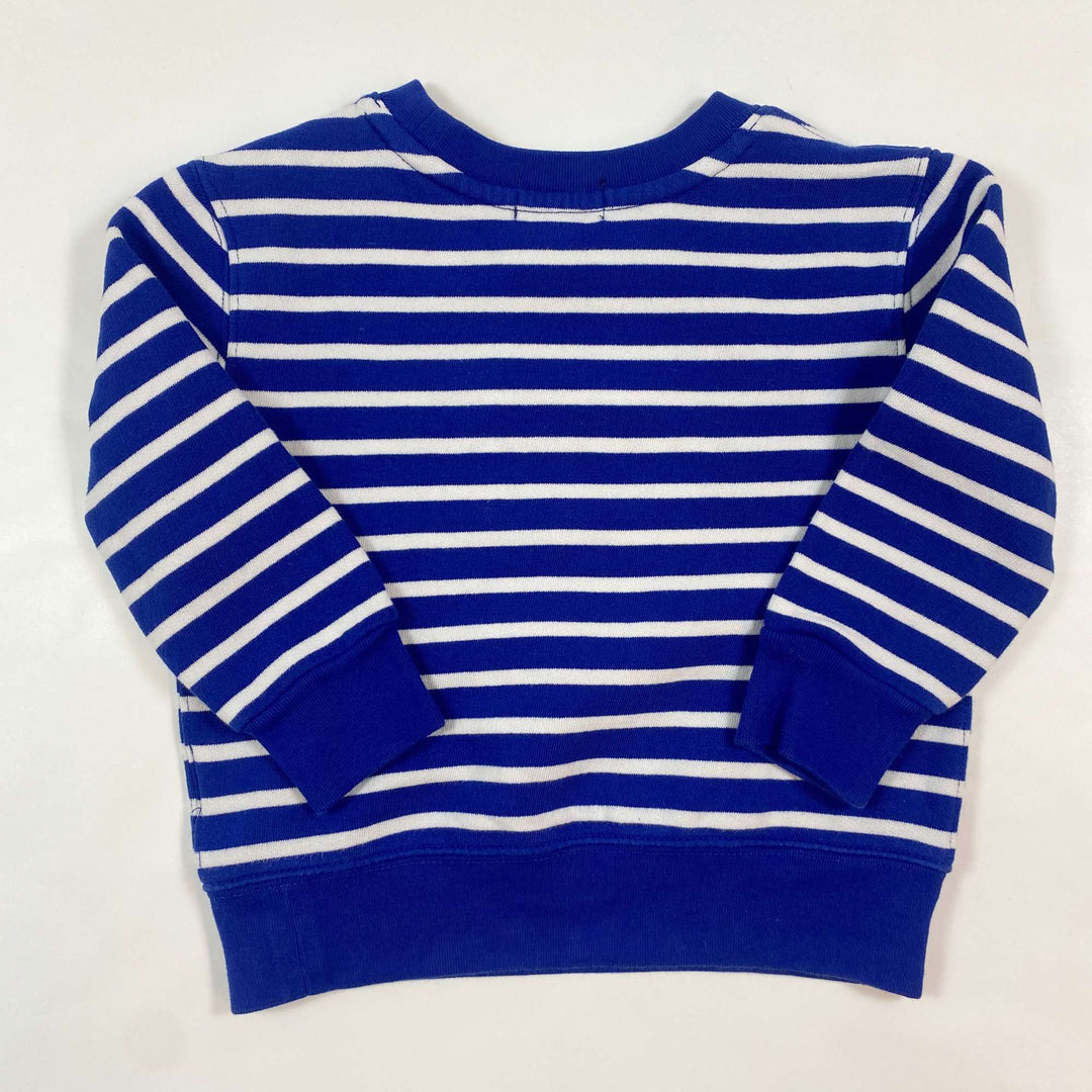Ralph Lauren striped teddy sweatshirt 3Y 3