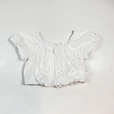 Zara white embroidered cropped blouse 8Y/128 1