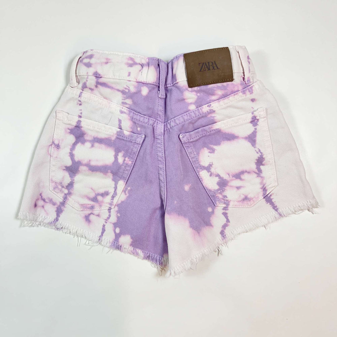 Zara purple tie dye shorts 7Y/122 2