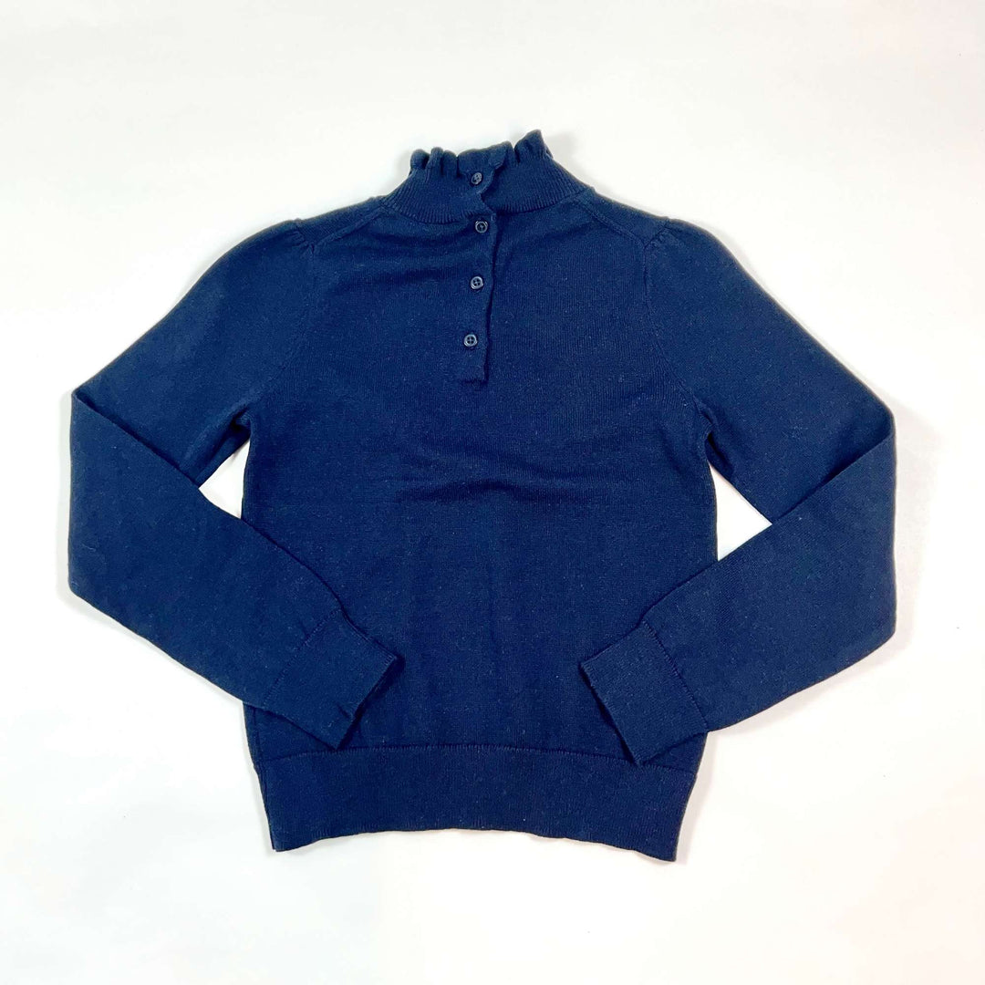 Janie and Jack navy horse  cotton blend knit pullover Second Season diff. sizes 2