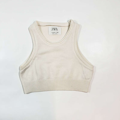 Zara beige knit crop top 9-10Y/140 1