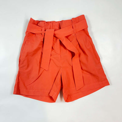 Bonpoint coral airy cotton bermuda with removable belt 8Y 1