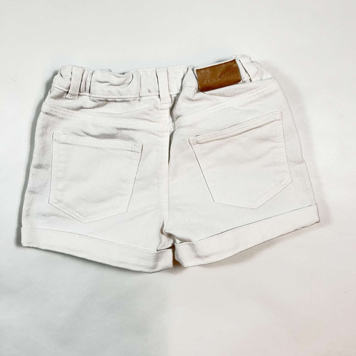 Zara white denim shorts 7Y 2