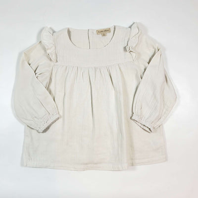 La Petite Collection beige muslin blouse 8Y 1