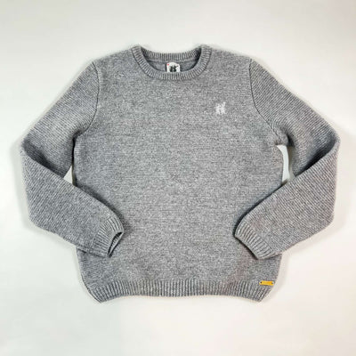EnSoie grey wool pullover 122-128/7-8Y 1
