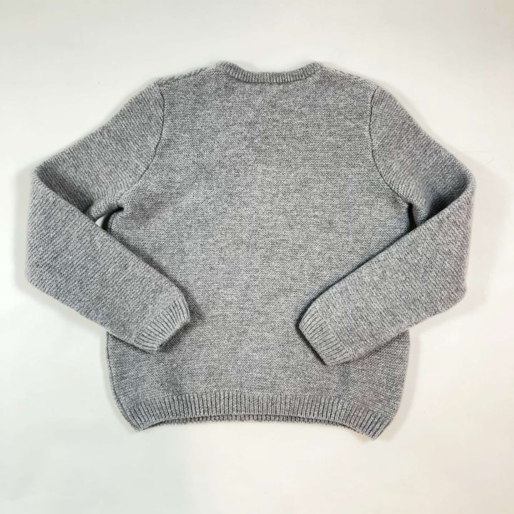 EnSoie grey wool pullover 122-128/7-8Y 2