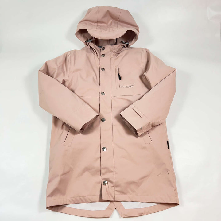 Gosoaky pink waterrepellent technical coat 2 in 1 with integrated rainbow bomber jacket 122-128 2