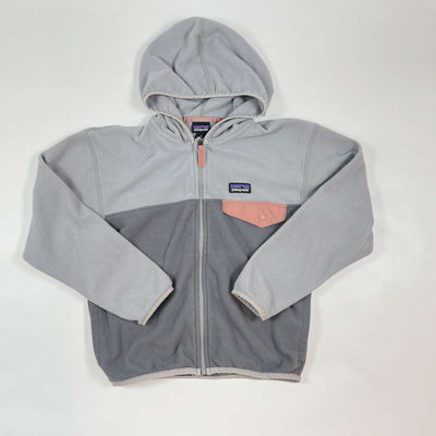 Patagonia grey fleece jacket with hood S (7-8Y) 1