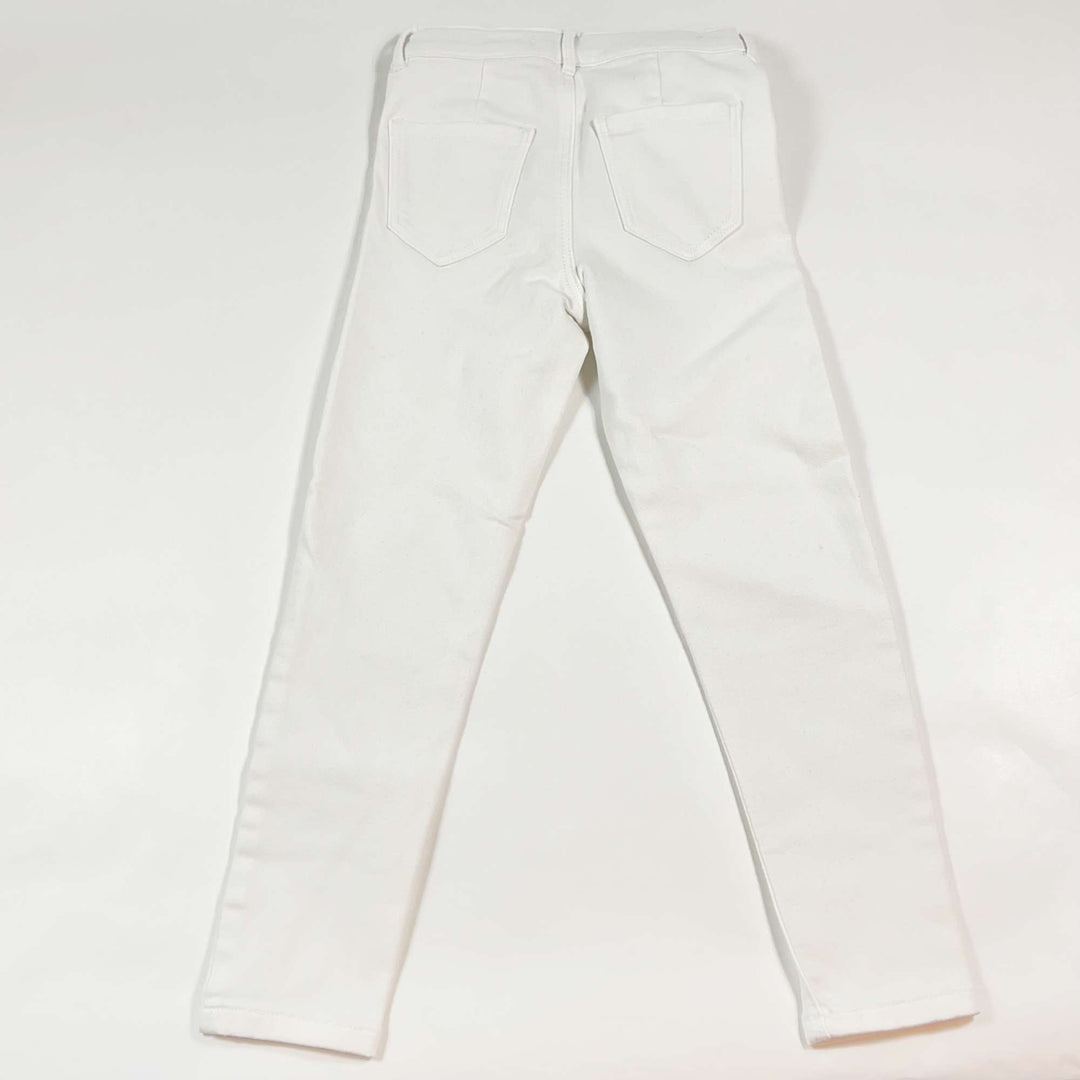 Zara white high-waist slim jeans 7Y 2