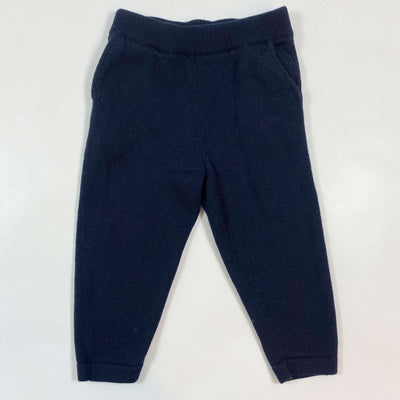 FUB dark navy merino wool trousers 90 1