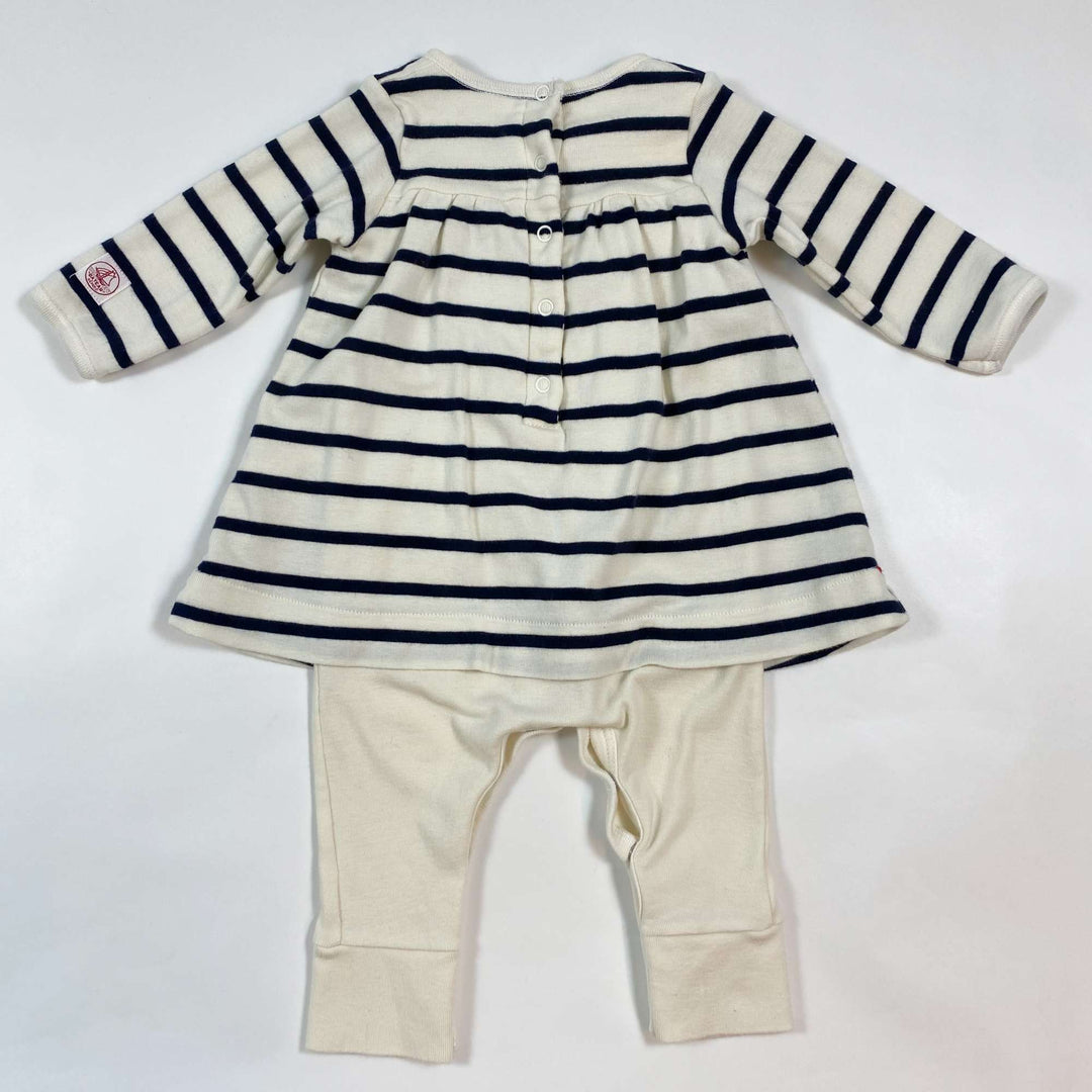 Petit Bateau mariniere baby girl outfit 3M/60 3