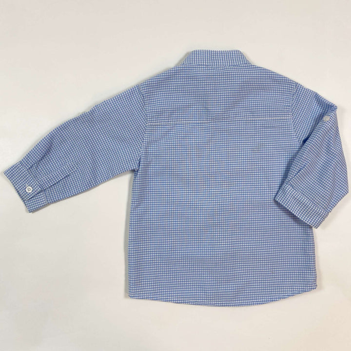 Mayoral blue gingham shirt 6M/68 2
