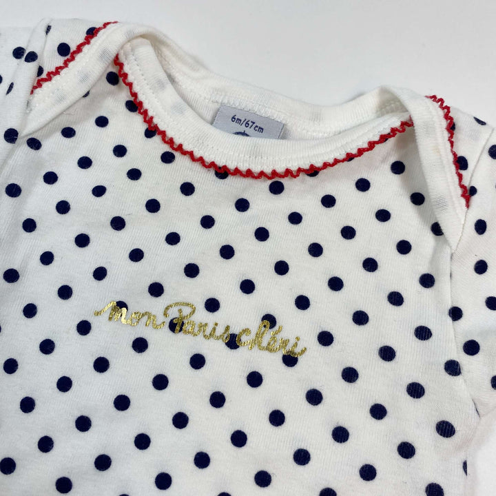 Petit Bateau mon Paris chéri body 6M/67 2