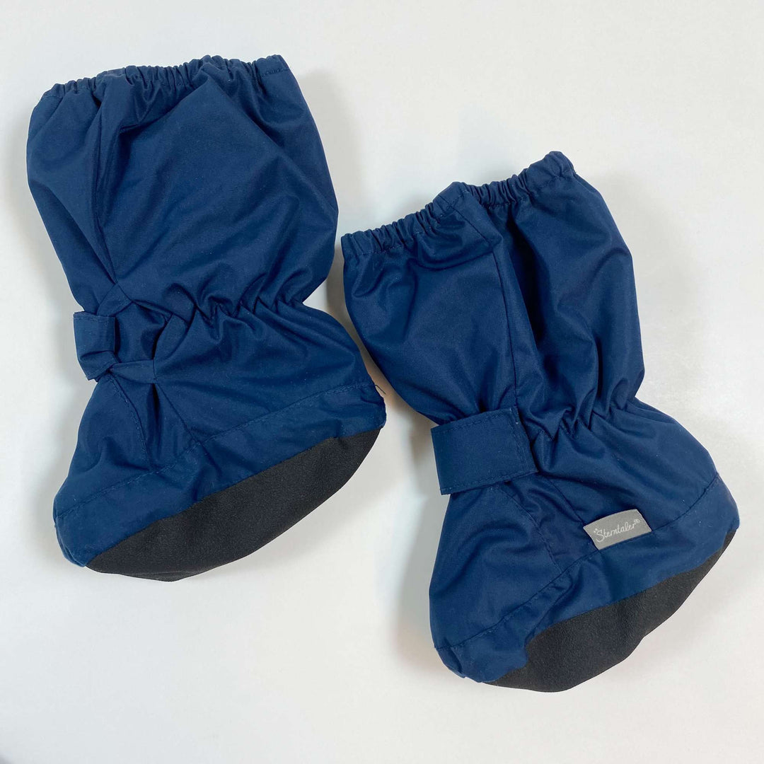 Sterntaler navy winter babypram  booties 21-22/18-24M 1