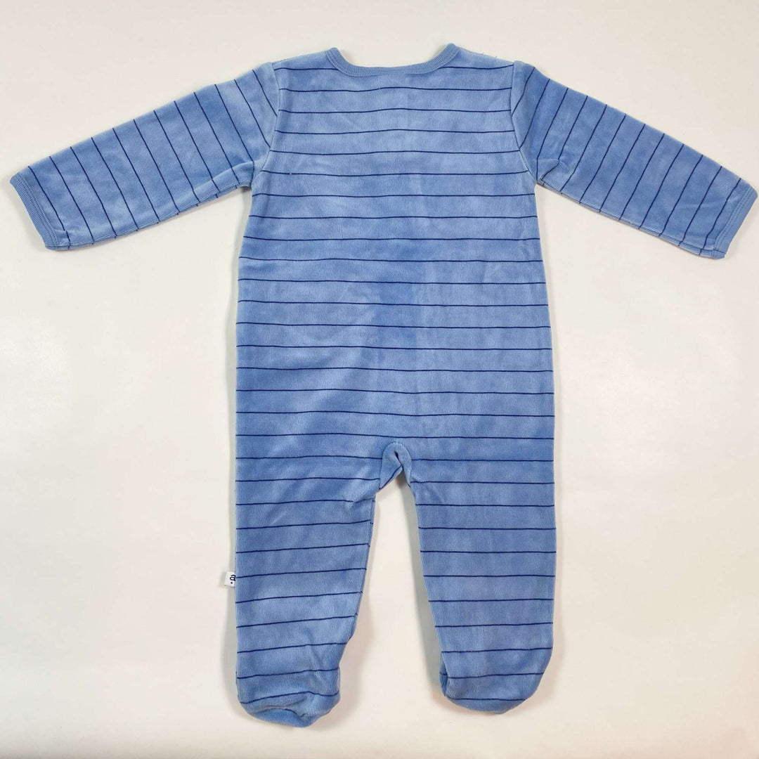 Absorba light blue cat zip pyjamas 12M/74 3