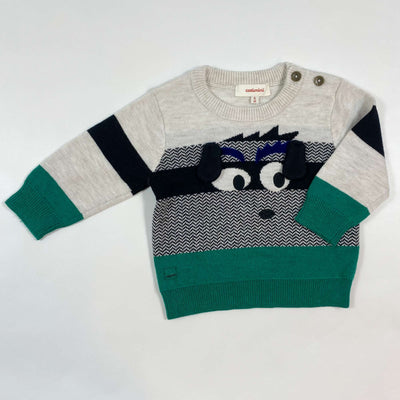 Catimini dog wool blend knitted sweater 6M/68 1
