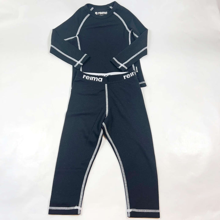 Reima black thermal set 90 1