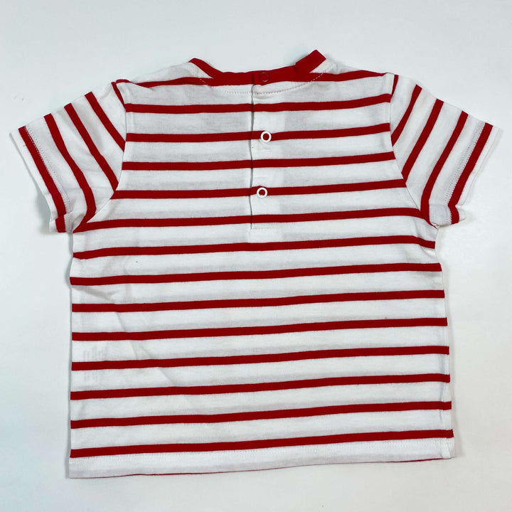 Terre de Marins red mariniere stripe t-shirt 23M/86 2