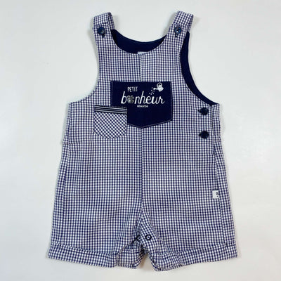 Absorba navy gingham dungarees 3M/59 1
