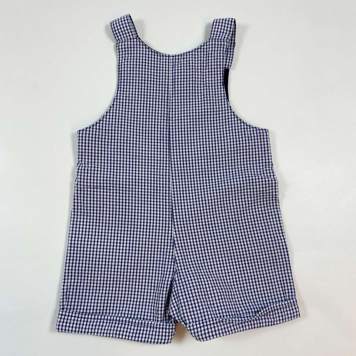 Absorba navy gingham dungarees 3M/59 2