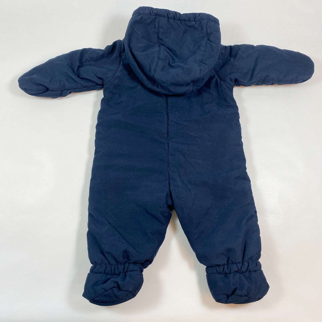 Petit Bateau navy hooded overall 12M/74 3