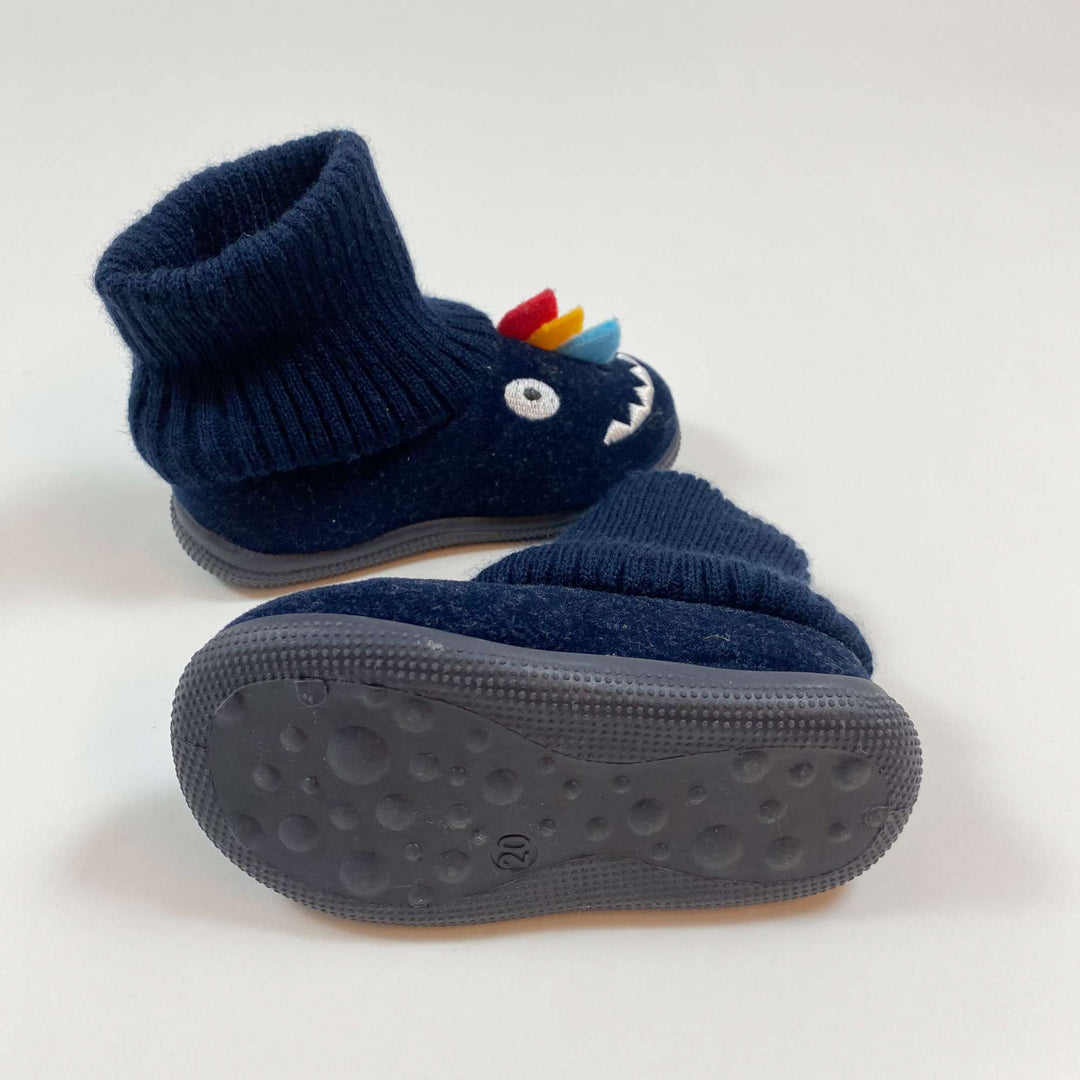 Charlie & Friends navy blue monster house shoes 20 2