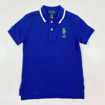 Ralph Lauren bright blue teddy embroidery polo shirt Second Season 4Y 1