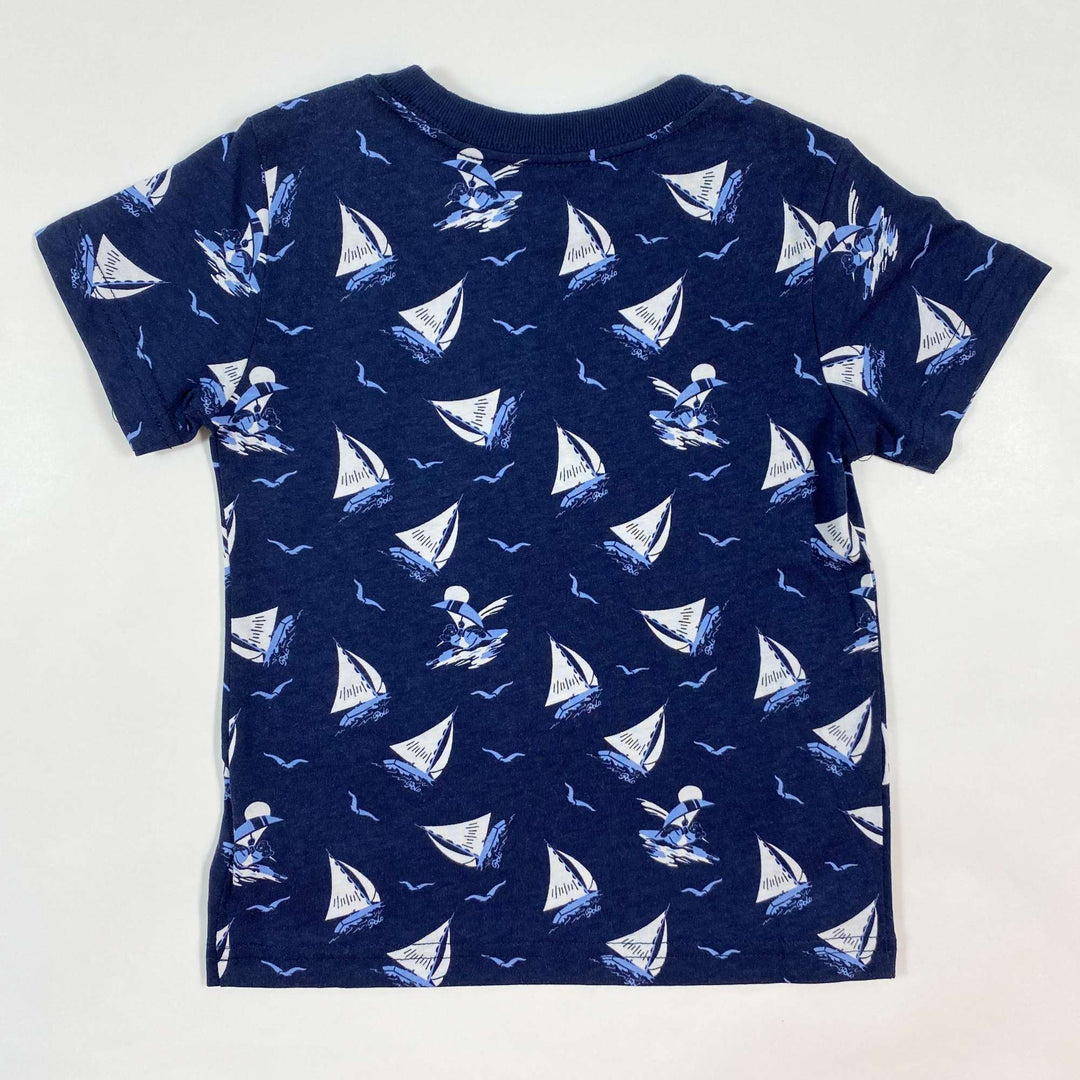 Ralph Lauren navy sail print t-shirt Second Season 2Y 2