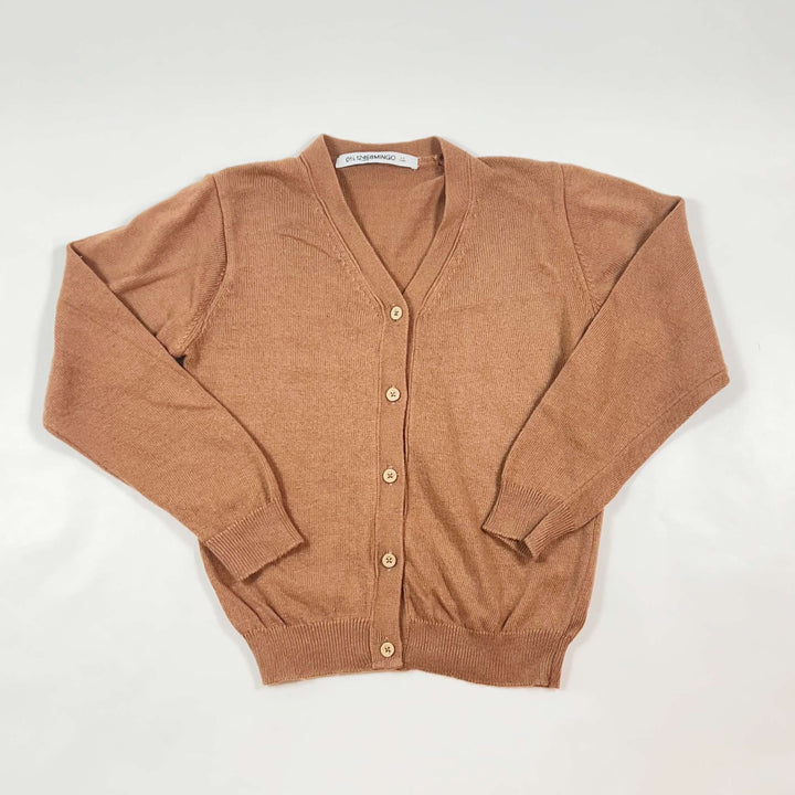 Mingo Kids terracotta cardigan 4-6Y 1