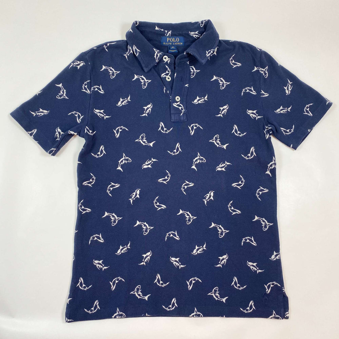 Ralph Lauren navy shark tank polo M/10-12Y 1