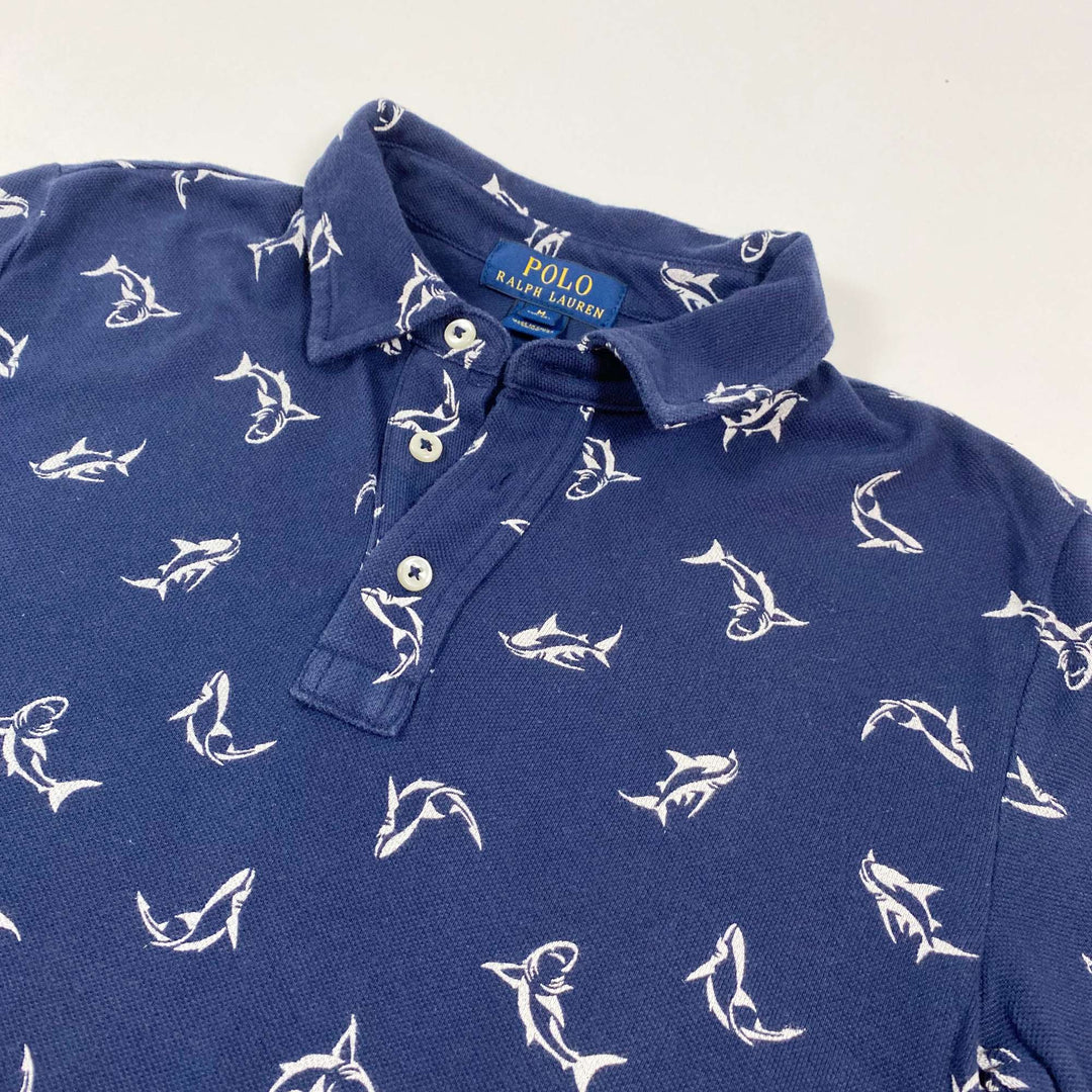 Ralph Lauren navy shark tank polo M/10-12Y 2