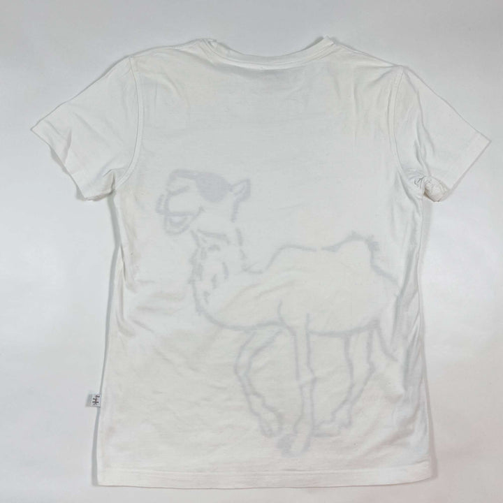 Il Gufo white camel print t-shirt 12Y 2