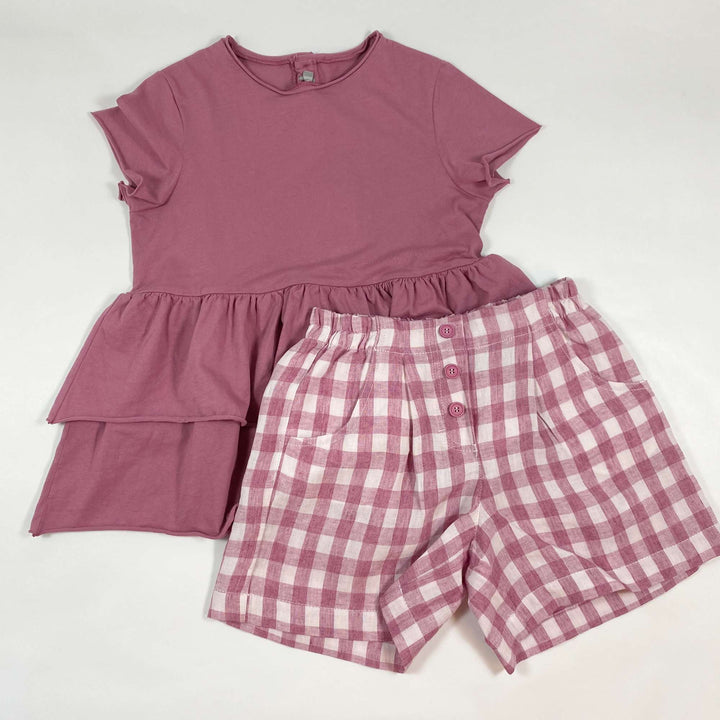 Il Gufo soft purple linen & cotton summer set  Second Season 10Y 1