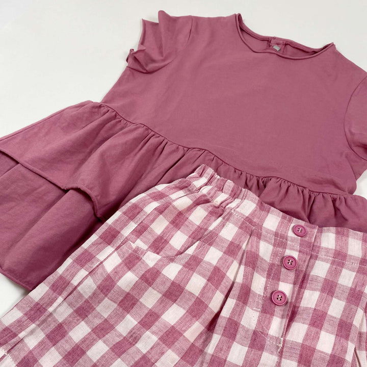 Il Gufo soft purple linen & cotton summer set  Second Season 10Y 2