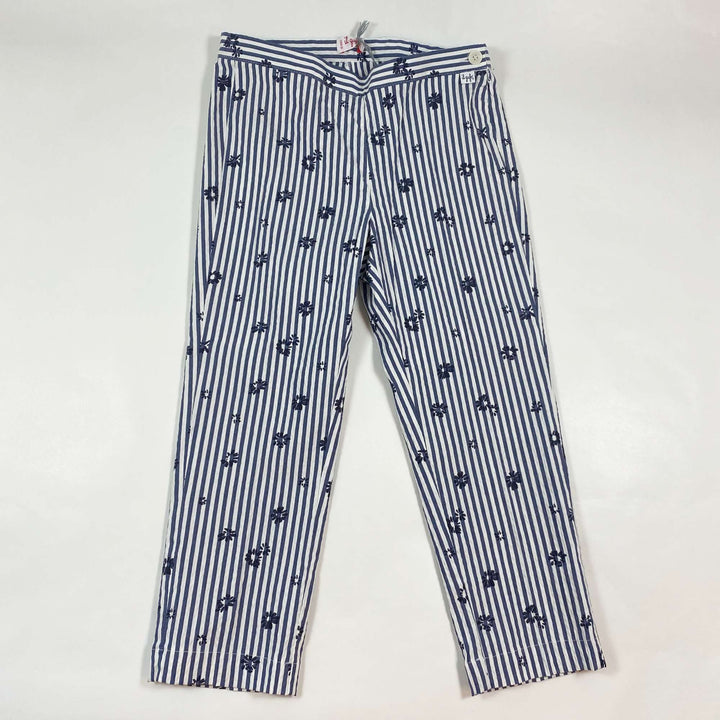 Il Gufo blue striped seersucker trousers Second Season 10Y 1