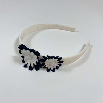 Il Gufo white floral headband Second Season one size 1