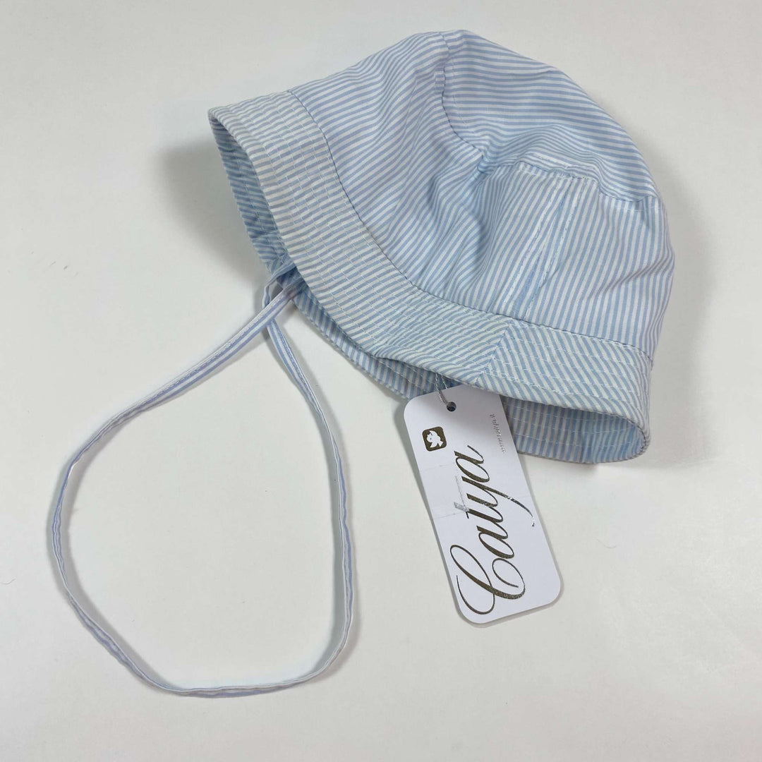 Catya light blue stripe baby sun hat Second Season 44 2