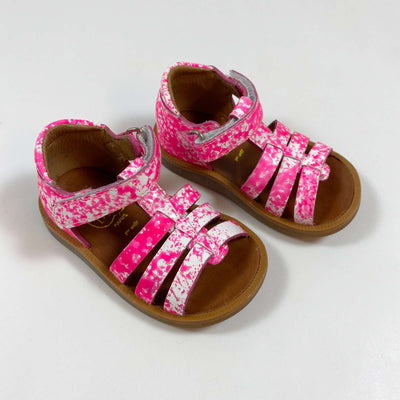 Pom D'Api pink splash leather sandals 20 1