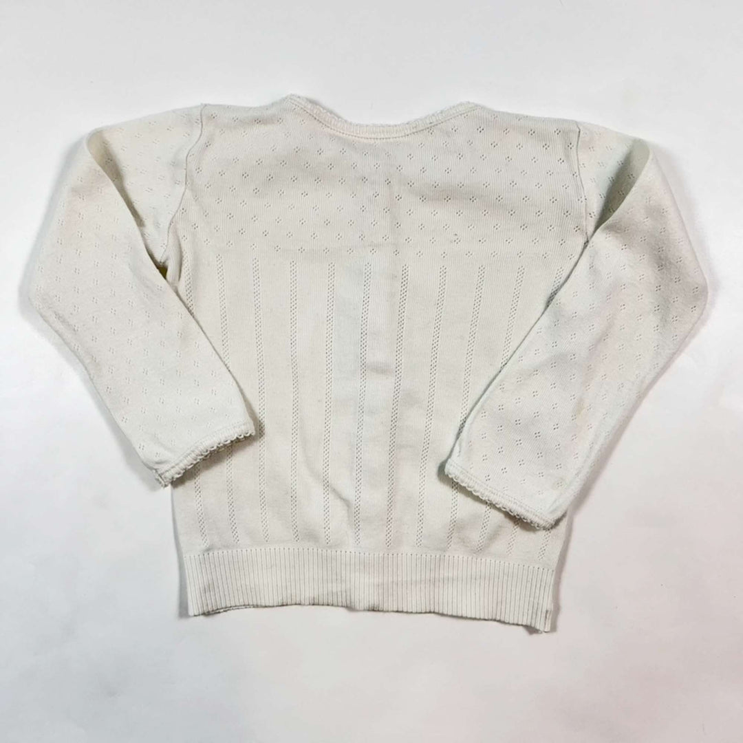 Noa Noa off-white pointelle cardigan 18M/86 2