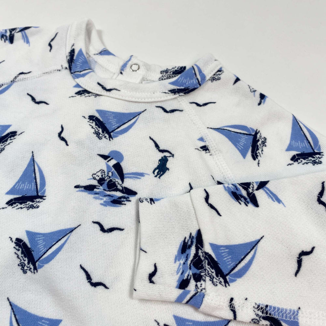 Ralph Lauren sail boat print sweatshirt Second Season 9M 2