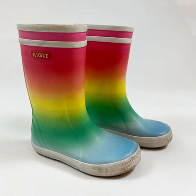 Aigle rainbow rain boots 25 1
