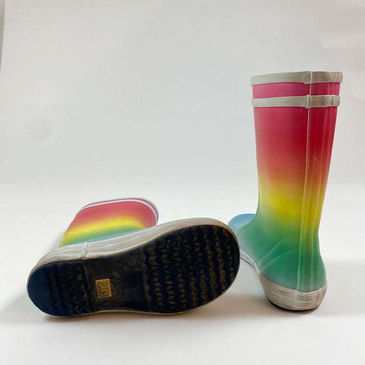 Aigle rainbow rain boots 25 2