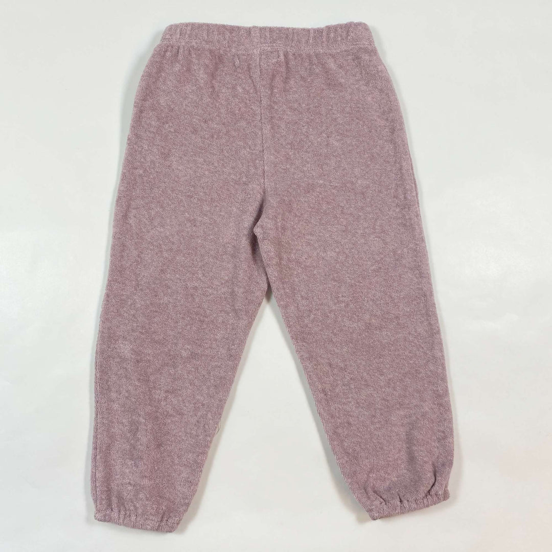 Serendipity Organics purple terry sweatpants Second Season 92/2Y 3